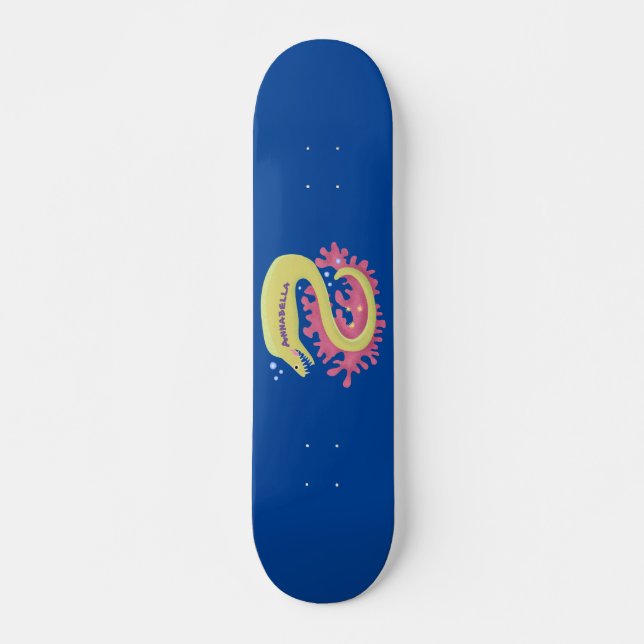 Cartoon-Illustration Skateboard (Vorne)