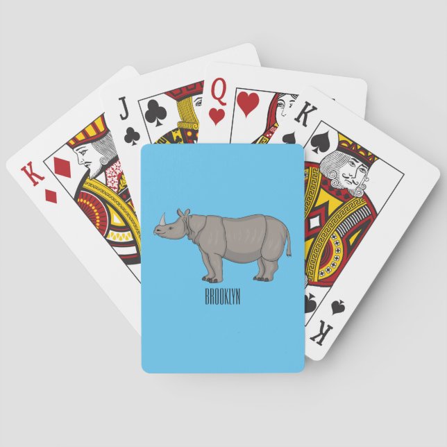 Cartoon-Illustration Spielkarten (Rückseite)