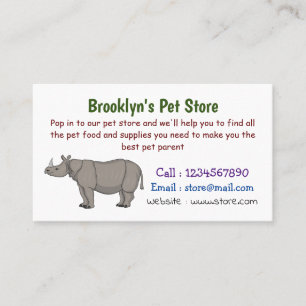 Cartoon-Illustration Visitenkarte