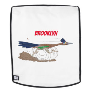 Cartoon-Illustration von Funny Roadrunner Rucksack