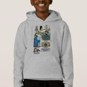 Cartoon in Lebensräumen Hoodie