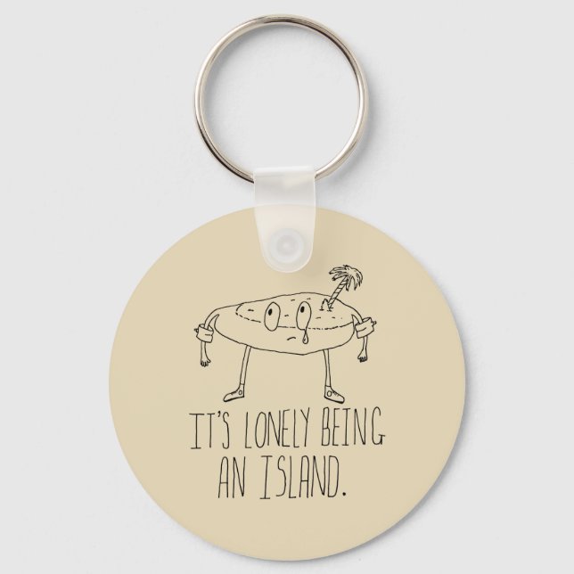 Cartoon Island Schlüsselanhänger (Vorderseite)