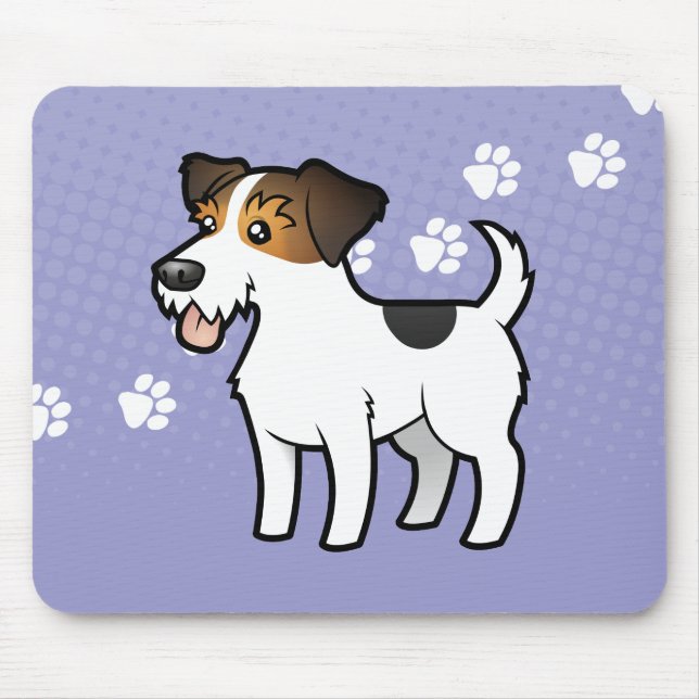 Cartoon-Jack-Russell-Terrier Mousepad (Vorne)