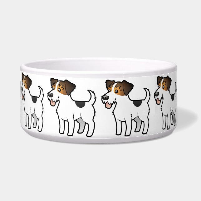 Cartoon-Jack-Russell-Terrier Napf (Vorderseite)