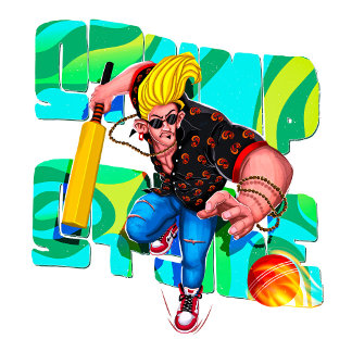 Cartoon Johnny Bravo 90er T-Shirt