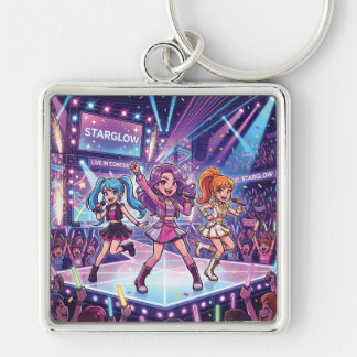 Cartoon JPop Mädchen Gruppe Schlüsselanhänger