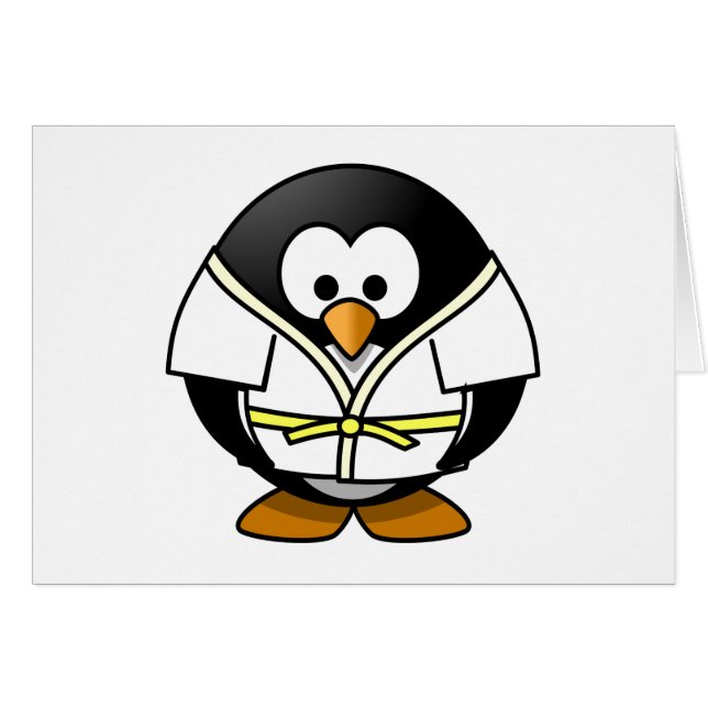 Cartoon-JudoPenguin (Vorderseite (Horizontal))