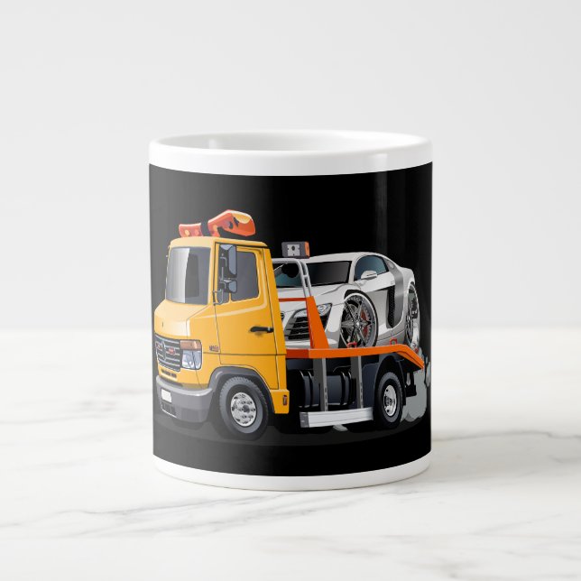 Cartoon Jumbo-Tasse (Vorderseite)