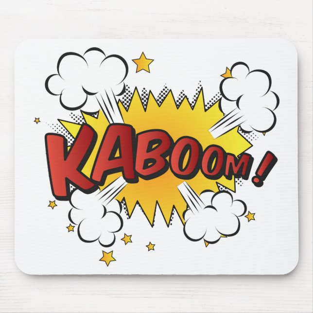 Cartoon Kaboom! Platsch Mousepad (Vorne)