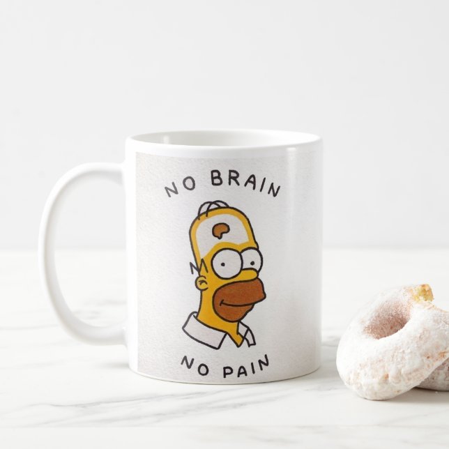 Cartoon Kaffeetasse (Mit Donut)