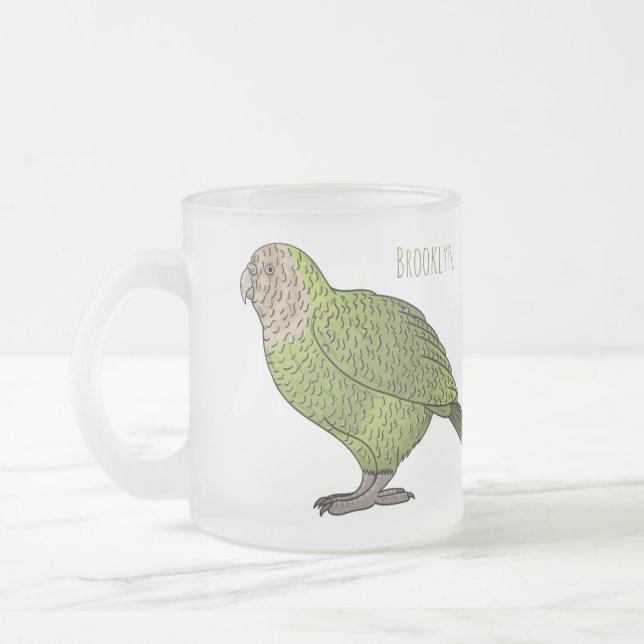 Cartoon Kakapo Mattglastasse (Links)