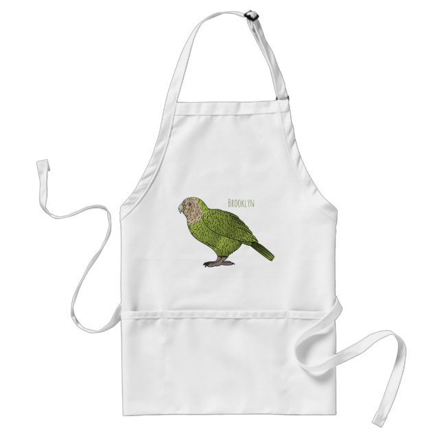 Cartoon Kakapo Schürze (Vorne)