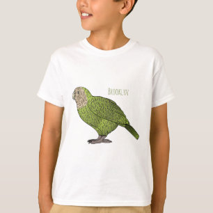 Cartoon Kakapo T-Shirt