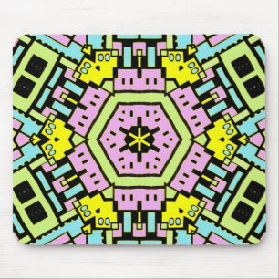 Cartoon Kaleidoskop 01 Mousepad