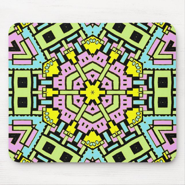 Cartoon Kaleidoskop 05 Mousepad (Vorne)
