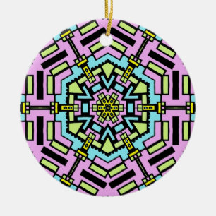 Cartoon Kaleidoskop 07 Keramikornament