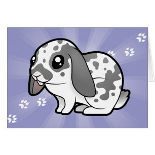 Cartoon-Kaninchen (glattes Haar des schlaffen