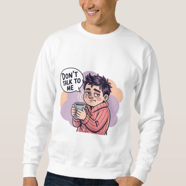 Cartoon Kapuzenpullover Sweatshirt (Vorderseite)