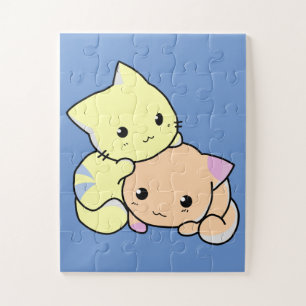 Cartoon-Kätzchen-Puzzle Puzzle