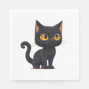 Cartoon Katze 2 Serviette
