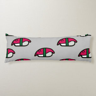 Cartoon Kawaii Sushi, Fischreis & Meeresalgen Seitenschläferkissen