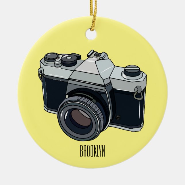 Cartoon Keramik Ornament (Vorne)