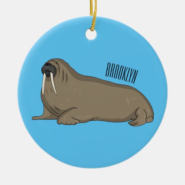Cartoon Keramik Ornament (Vorne)