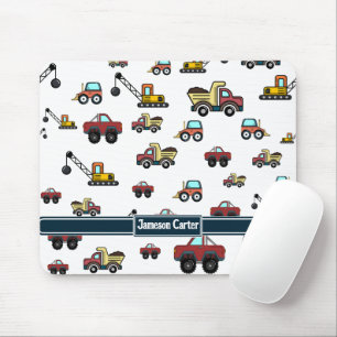 Cartoon Kfz-Kranname Personalisiert Mousepad