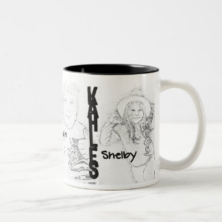 Cartoon-Kinder Zweifarbige Tasse