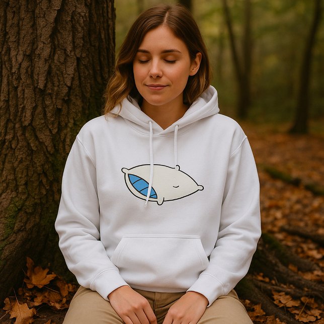 Cartoon Kissen mit Riesen Hoodie (Von Creator hochgeladen)