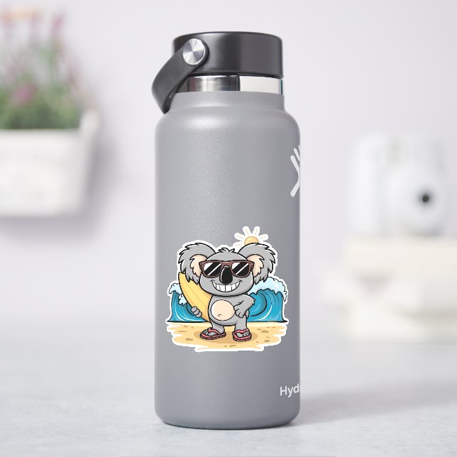 Cartoon Koala Aufkleber (HydroFlask)