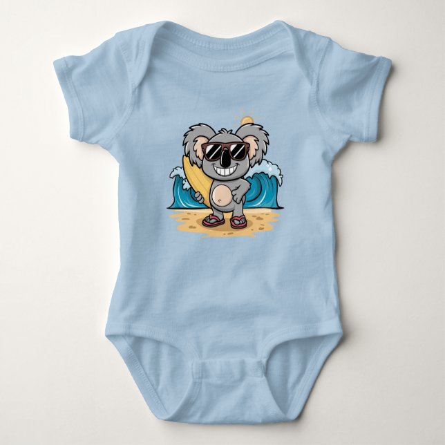 Cartoon Koala Baby Strampler (Vorderseite)