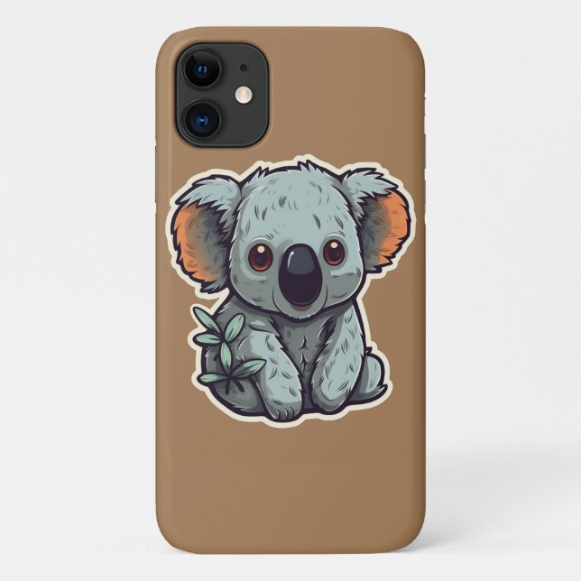 CARTOON KOALA BEAR Case-Mate iPhone HÜLLE (Rückseite)