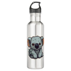 CARTOON KOALA BEAR EDELSTAHLFLASCHE