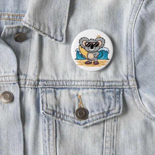 Cartoon Koala Button (Beispiel)