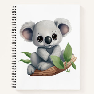 Cartoon Koala-Illustration Notizbuch