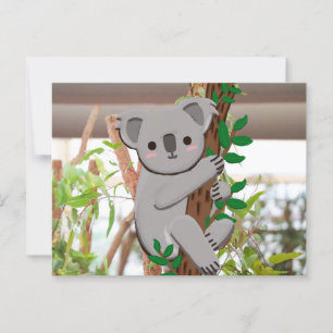 Cartoon Koala Postcard   C's Dream Design Postkarte