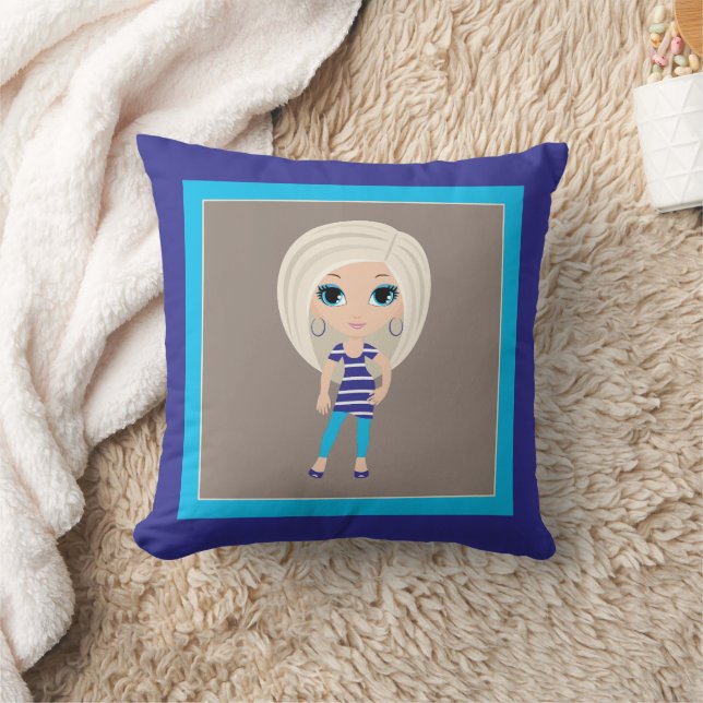 Cartoon-Kopfkissen Kissen (Decke)