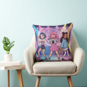 Cartoon KPop Mädchen Gruppe Kissen
