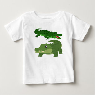 Cartoon Krokodile-Illustrationen Baby T-shirt