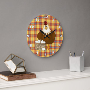 Cartoon Küchenuhr Große Wanduhr