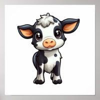 Cartoon Kuh-Abbildung