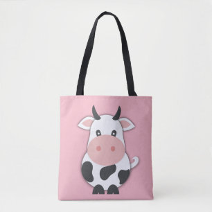 Cartoon Kuh mit Horn