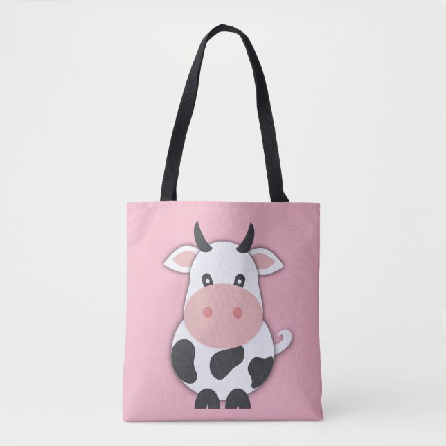 Cartoon Kuh mit Horn (Vorderseite)