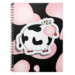 Cartoon Kuh, Notebook Notizblock