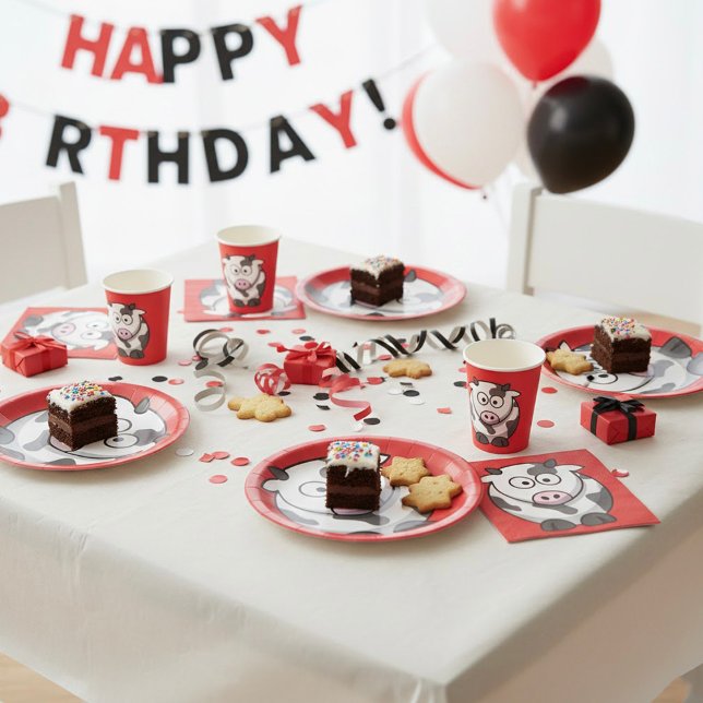 Cartoon Kuhpapier Teller (Von Creator hochgeladen)