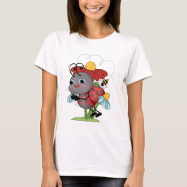 Cartoon ladybug insect Frauen T - Shirt