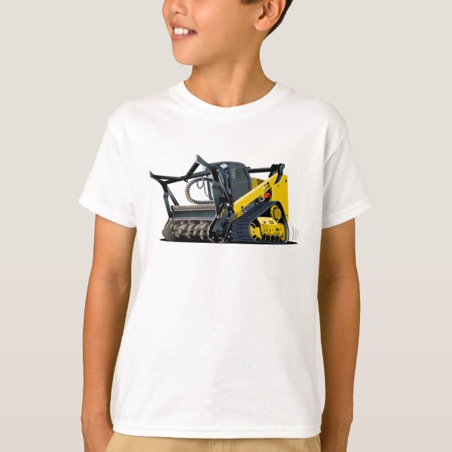 Cartoon Land Clearing Mulcher T-Shirt (Vorderseite)