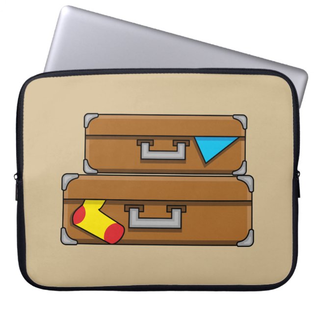 Cartoon Laptopschutzhülle (Vorderseite)