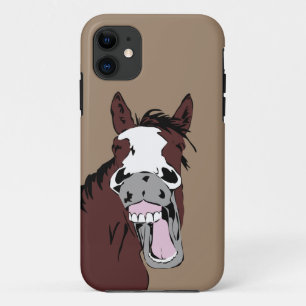 Cartoon Laughing Horse Spaß Fun Office Case-Mate iPhone Hülle